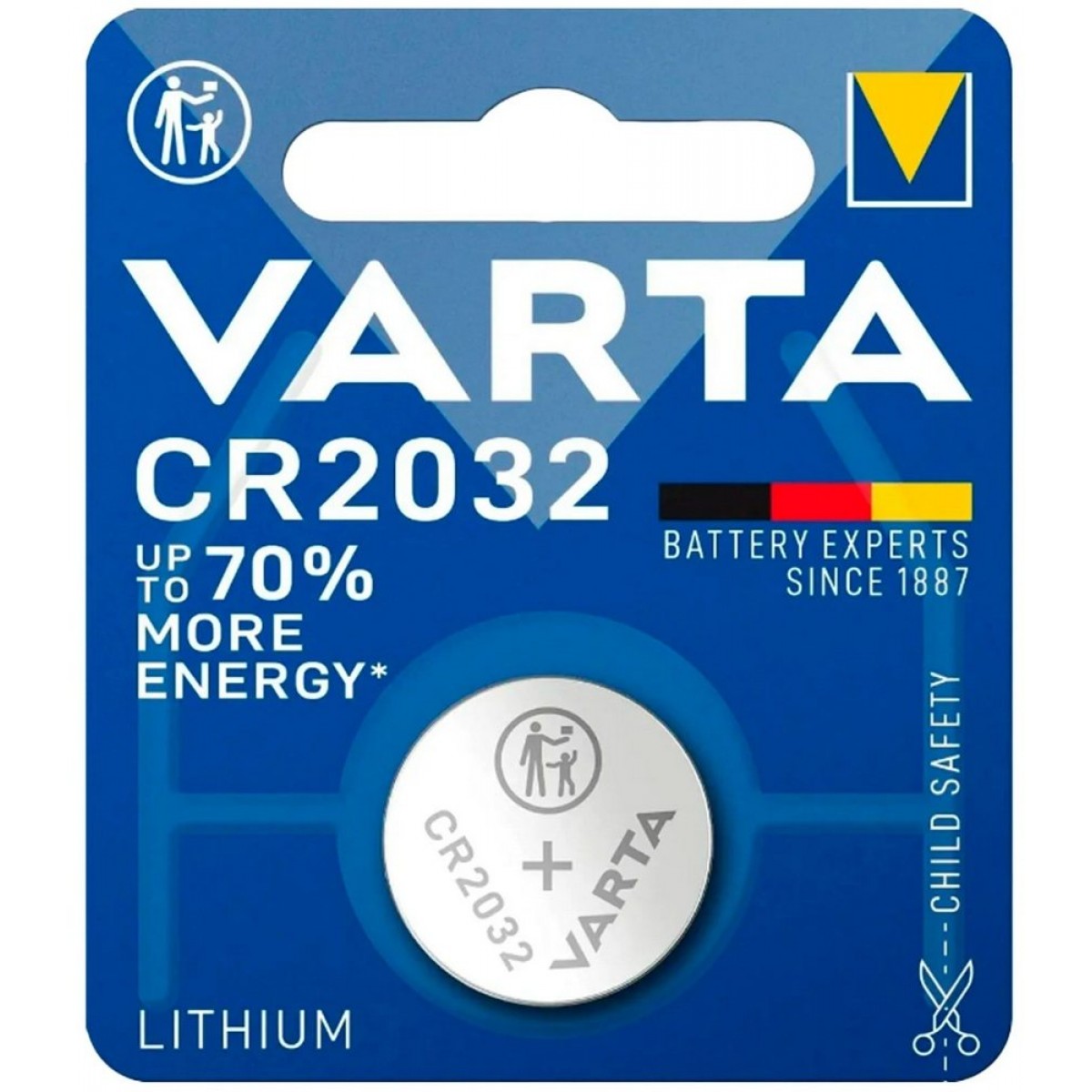 Батарейка литиевая VARTA ELECTRONICS CR2032 