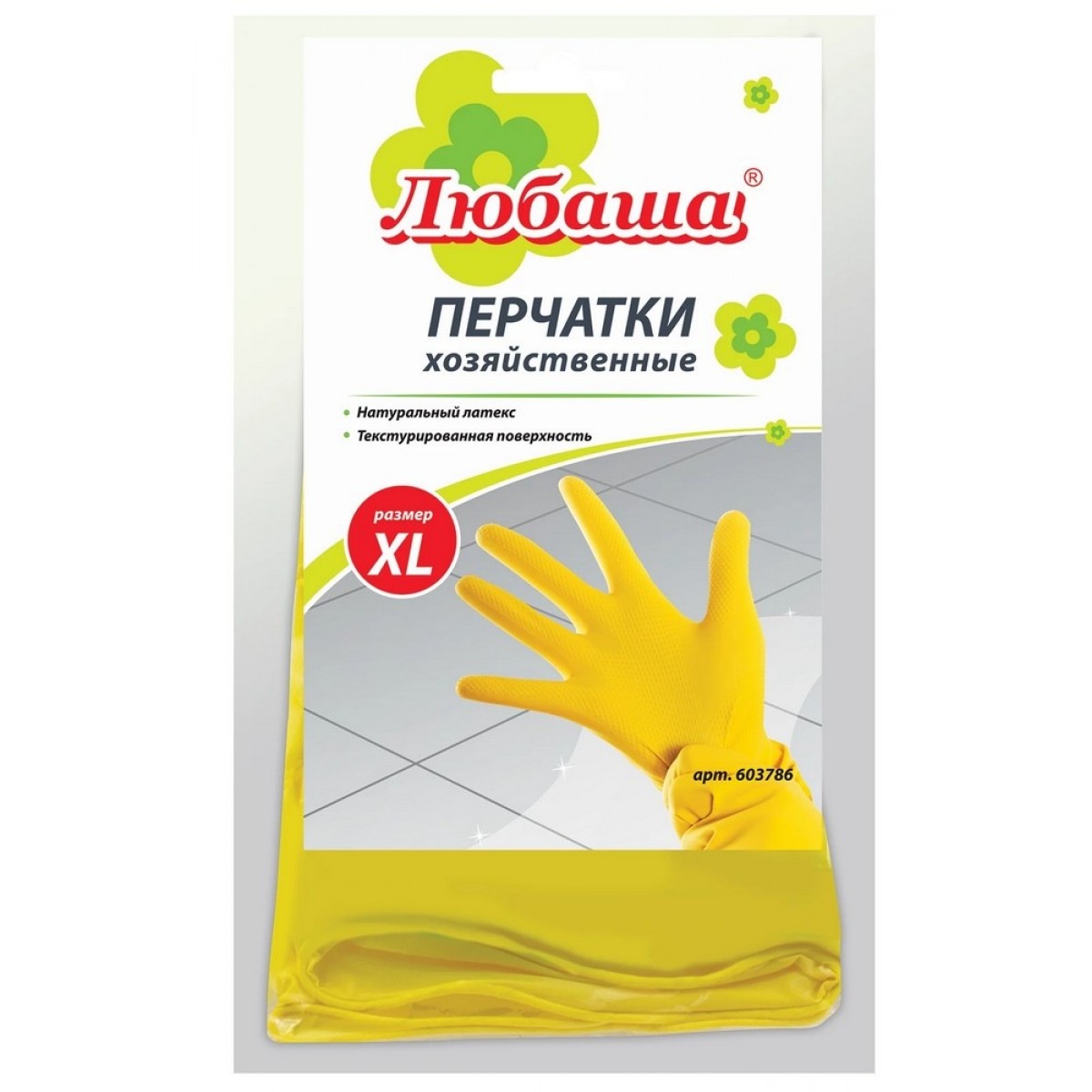 Перчатки МНОГОРАЗОВЫЕ латексные ЛЮБАША 