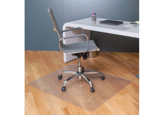 Коврик защитный напольный BRABIX, поликарбонат, 90х120 см, шагрень, толщина 1,8 мм,