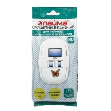 Салфетки влажные LAIMA 