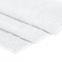 Салфетка из МИКРОФИБРЫ 40х80 см, WHITE ULTRA DENSE OVERLOCK, белая, 280 г/м2, LAIMA HOME,