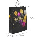 Пакет подарочный 33x12,7x44,7 см ЗОЛОТАЯ СКАЗКА 