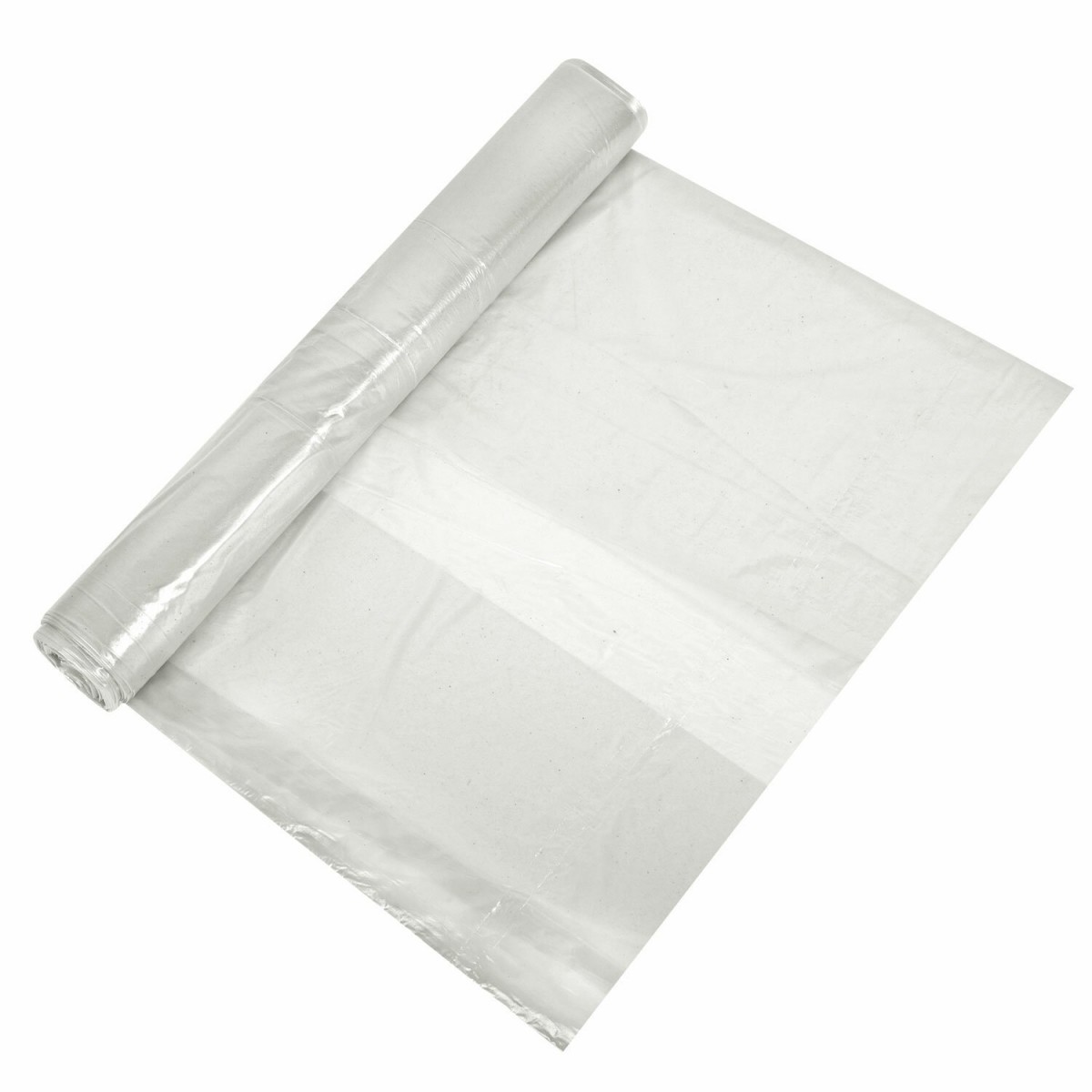 Мешки для мусора прозрачные ЭКОНОМ, 240 л, в рулоне 10 шт., ПВД, 40 мкм, 90х140 см,