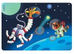Подкладка настольная пластиковая ErichKrause Space Animals, А3