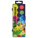 Краски акварельные ErichKrause Jolly Friends Neon 12 цветов (в пластиковой коробке с европодвесом)