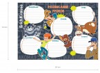 Расписание уроков А4 ErichKrause Простоквашино