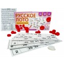 Русское лото классическое с пластиковыми бочонками, в картонной упаковке, РУССКИЙ СТИЛЬ, 03094