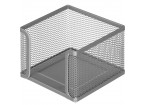 Подставка для бумаж.блока Attache (металлическая сетка, 105x105x78 мм, серебро) LD01-499-1