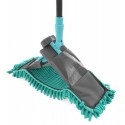 Швабра КОМПЛЕКТ флаундер 40 см + МОП синель (ТИП К) + черенок 70-120 см, ЛЮБАША БЮДЖЕТ,