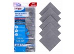 Салфетки из МИКРОФИБРЫ 30х30 см, GRAY, big pack, КОМПЛЕКТ 10 штук, 180 г/м2, LAIMA HOME,