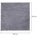 Салфетки из МИКРОФИБРЫ 30х30 см, GRAY, big pack, КОМПЛЕКТ 10 штук, 180 г/м2, LAIMA HOME,