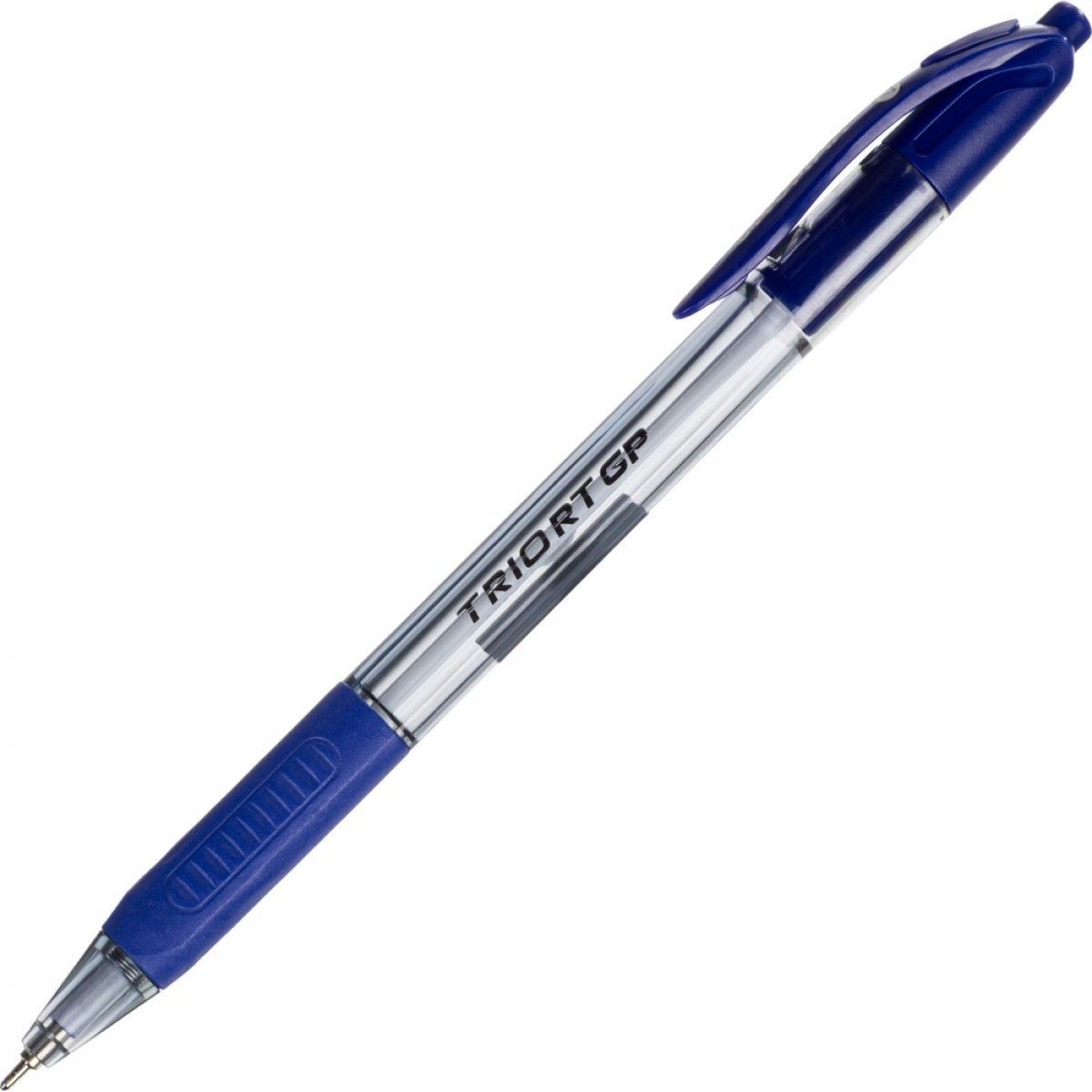 Ручка шариковая автомат. Unomax/Unimax GlideTrioRTGPSteelсин,масл,ман, ИНДИЯ