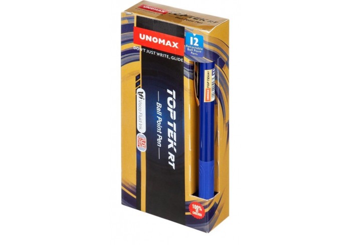 Ручка шариковая автомат. Unomax/Unimax TopTekRTGold DC син,масл,манж, Индия