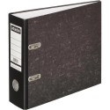 Папка-регистратор ATTACHE, формат A5,гориз,75мм, мрамор, черный, бум./бум.,карман на корешке