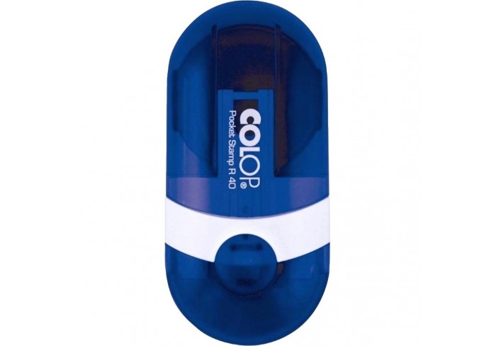 Оснастка для печати кругл. карман. Pocket Stamp R40 индиго Colop, ЧЕХИЯ