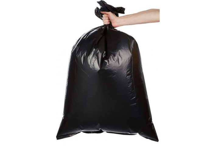 Мешки для мусора ПВД 120л 40мкм 10шт/рул черные 70х110см_Green Pack