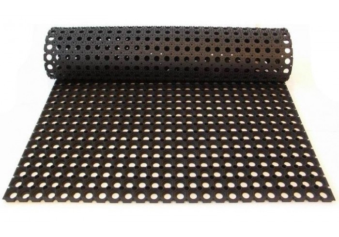 Коврик входной RH 40x60х1,2 см (резина), ИНДИЯ