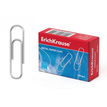 Скрепки металлические ErichKrause 28мм