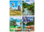 Тетрадь 80л. КЛЕТКА, ВДОХНОВЛЯЮЩИЕ ВИДЫ (мелов. картон)