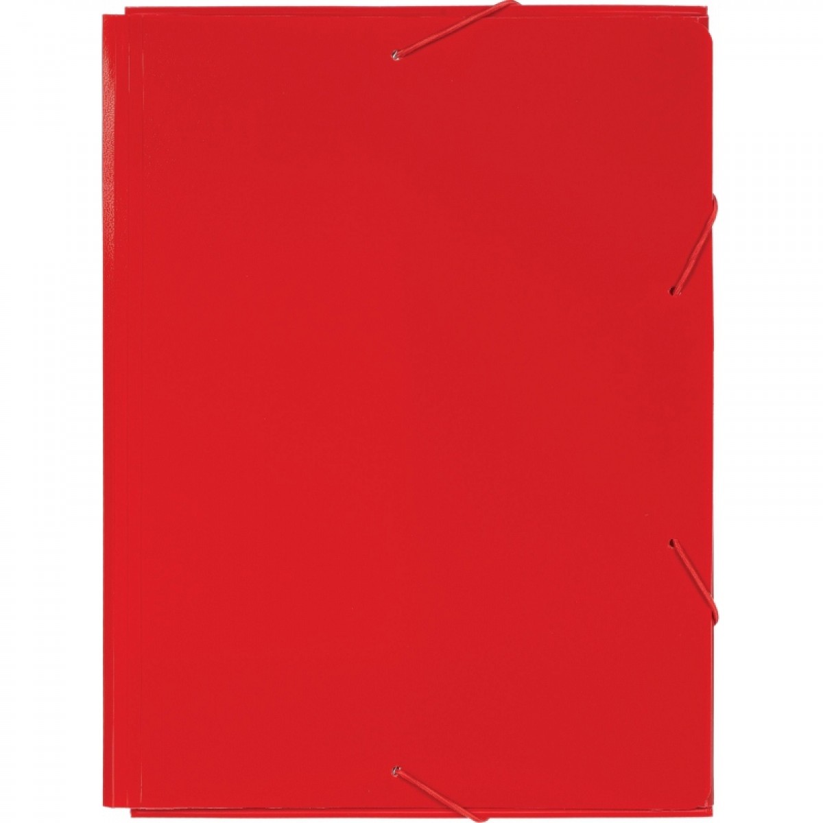 Папка на резинках А4 ATTACHE, торец до 30мм, толщина обложки 0.6 мм, F315/06 красная