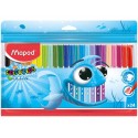 Фломастеры 24шт. супер смываемые, MAPED COLOR'PEPS OCEAN