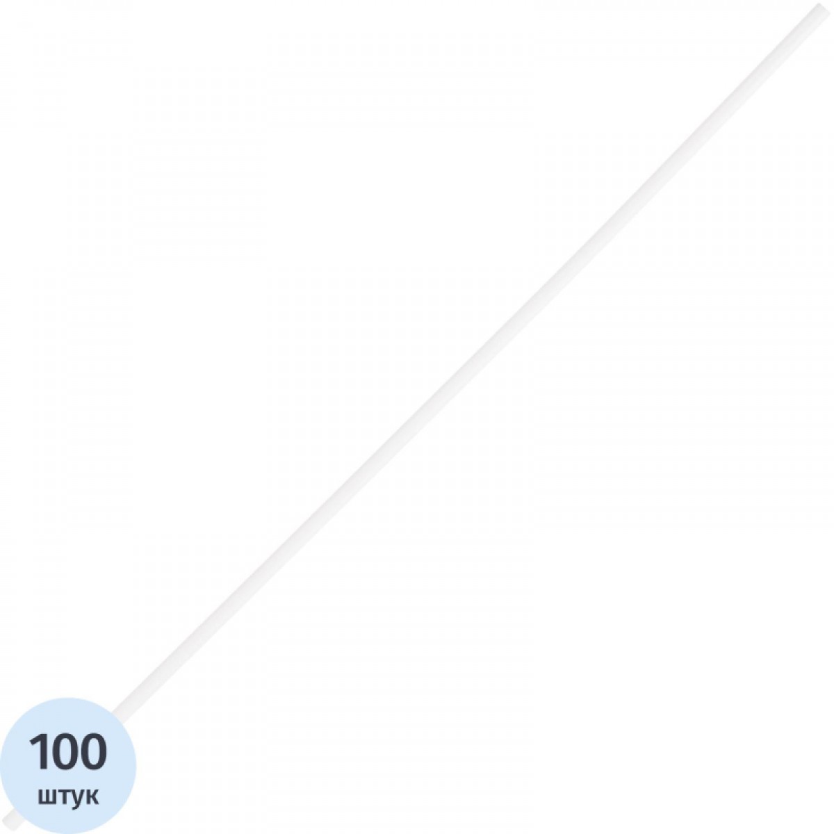 Палочки для воздушных шаров Белые 100шт/уп, длина 36,5см