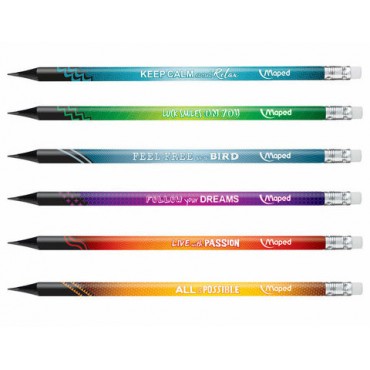 Карандаш чернографитный пластик. MAPED, 1шт.
