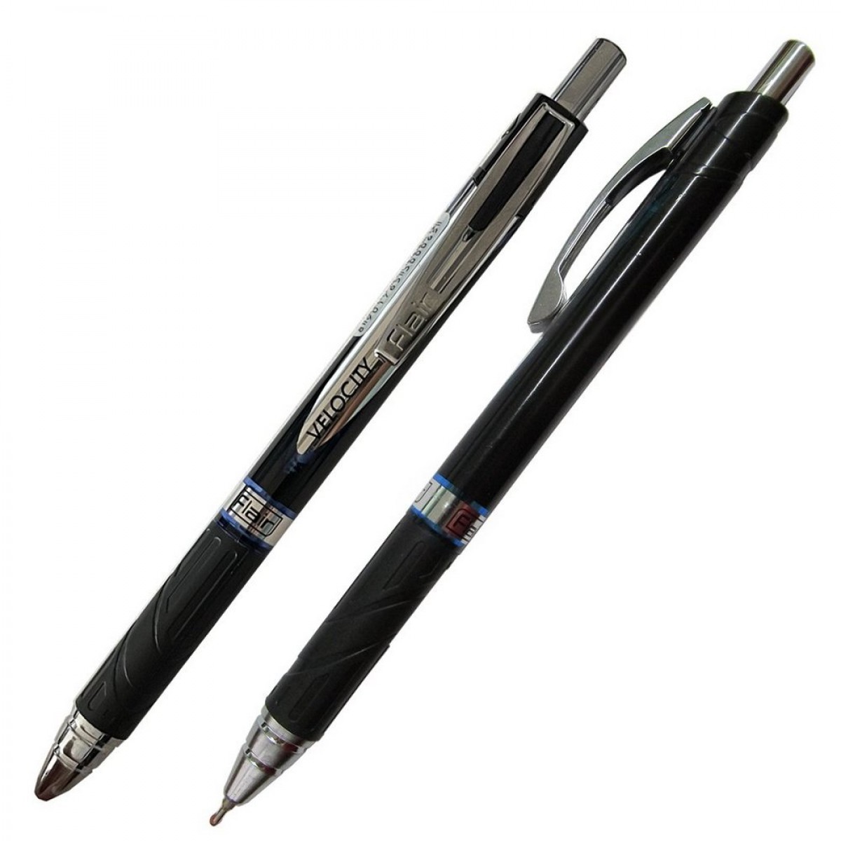 Ручка шариковая автоматическая Flair VELOCITY PLUS, 0,7мм, с синими чернилами на масляной основе,