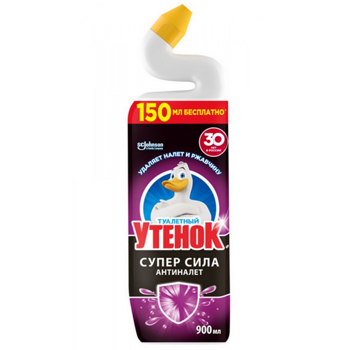 Средство для уборки туалета 900 мл, ТУАЛЕТНЫЙ УТЕНОК Супер Сила 