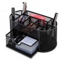 Подставка для канцелярских принадлежностей Deli металл 220x112x104мм, 9 отделений