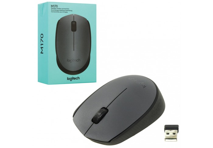 Мышь беспроводная LOGITECH M170 GREY