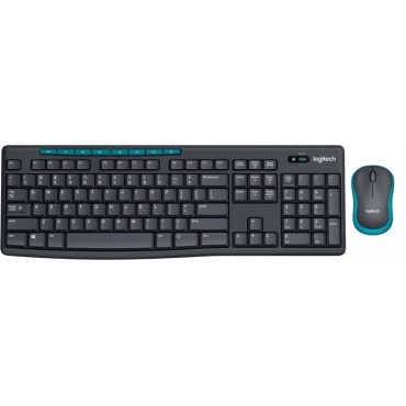 Офисный набор Logitech (клавиатура + мышь)MK275, чёрный,