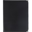 Папка адресная из кож/зам Attache № 165 черная с метал.уголками