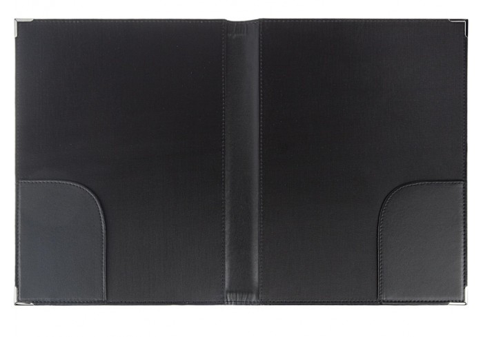 Папка адресная из кож/зам Attache № 165 черная с метал.уголками