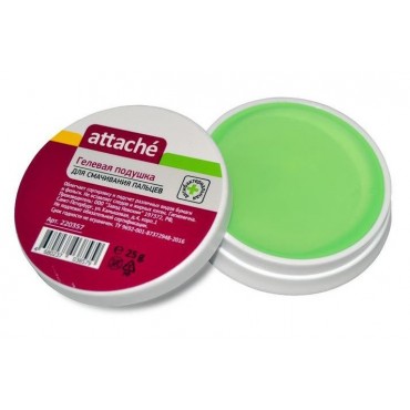 Подушка для смачивания пальцев гелевая ATTACHE 25г, 220357