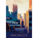 Книга учёта  96л. ГОРОДСКОЙ ПЕЙЗАЖ-2, клетка, твердый переплёт 7БЦ, глянц.лам., блок-офсет, 200х298