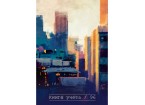 Книга учёта  96л. ГОРОДСКОЙ ПЕЙЗАЖ-2, клетка, твердый переплёт 7БЦ, глянц.лам., блок-офсет, 200х298