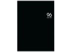 Книга учёта  96л. ЧЕРНАЯ, клетка, скрепка, обл.-картон хромер., блок-офсет, 200х275