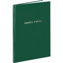 Книга учета А4 бумвинил 96л ЗЕЛЕНЫЙ, тиснение фольгой, клетка