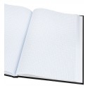 Книга учёта  А4 96л. ЧЁРНЫЙ ЦВЕТ - 11, клетка, переплёт 7БЦ, глянц.ламин., блок-офсет, 200х298