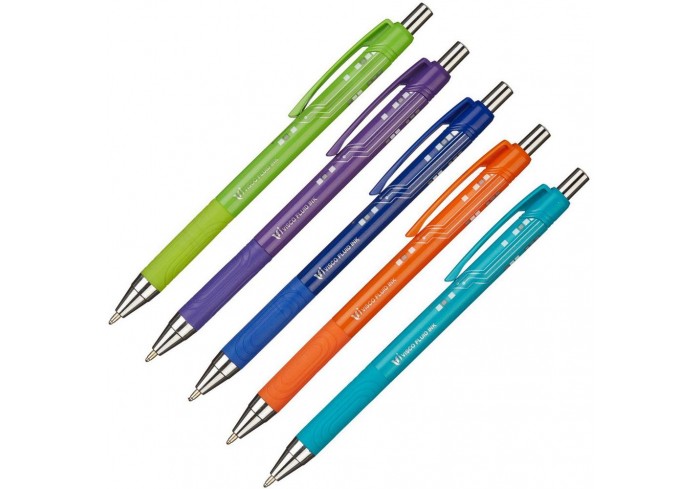 Ручка шариковая автомат. Unomax/Unimax TOPTEK Fashion 0,5,син,мас,ман, ИНДИЯ