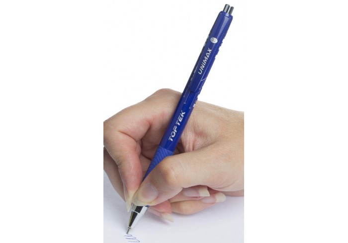 Ручка шариковая автомат. Unomax/Unimax TOPTEK Fashion 0,5,син,мас,ман, ИНДИЯ