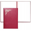 Папка адресная Виньетка бумвинил бордо