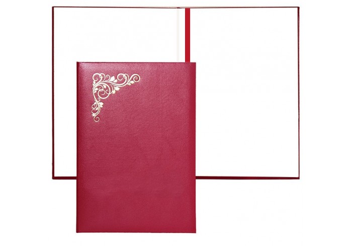 Папка адресная Виньетка бумвинил бордо