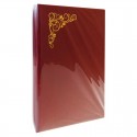 Папка адресная Виньетка бумвинил бордо
