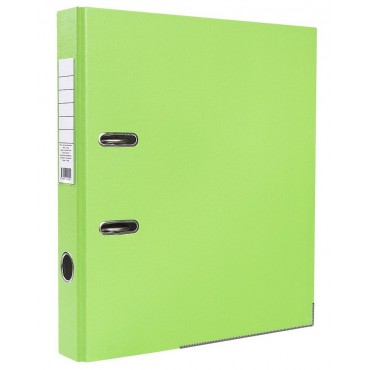 Папка-регистратор А4, 50 мм,  ПВХ односторонняя, светло-зеленый,