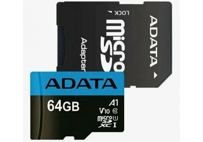 Карта памяти Memory Card Micro SDXC 64Gb ADATA Premier,