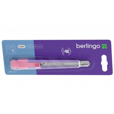 Нож канцелярский 9мм Berlingo 