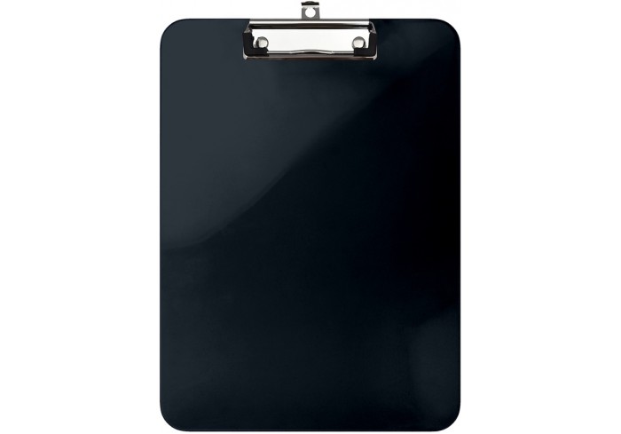 Планшет с верхним зажимом сверхпрочный, А4, PS пластик 2,3 мм, черный