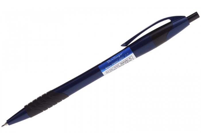 Ручка шариковая автоматическая масляная игольч. Berlingo 